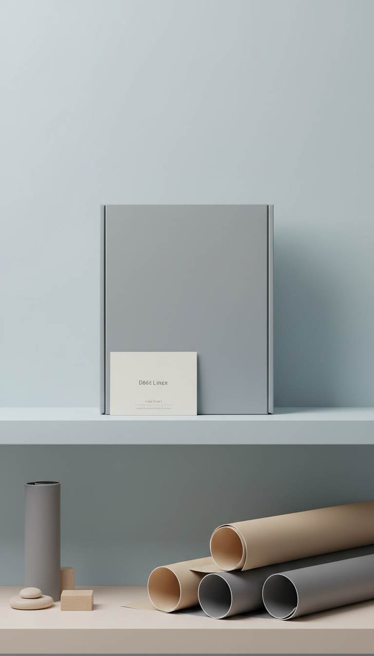 Minimalist Liner Packaging Box With Usage Guide